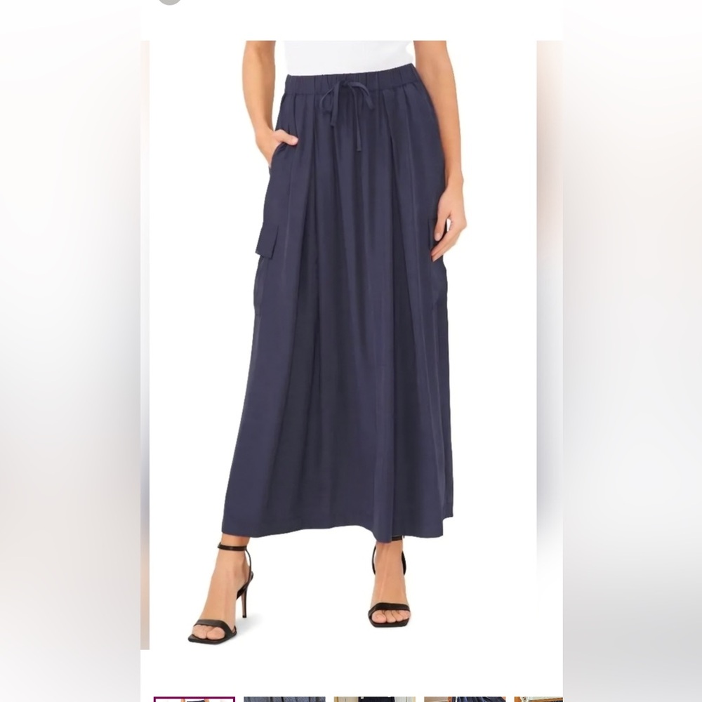 Halogen Elegant Navy Blue Women's Skirt